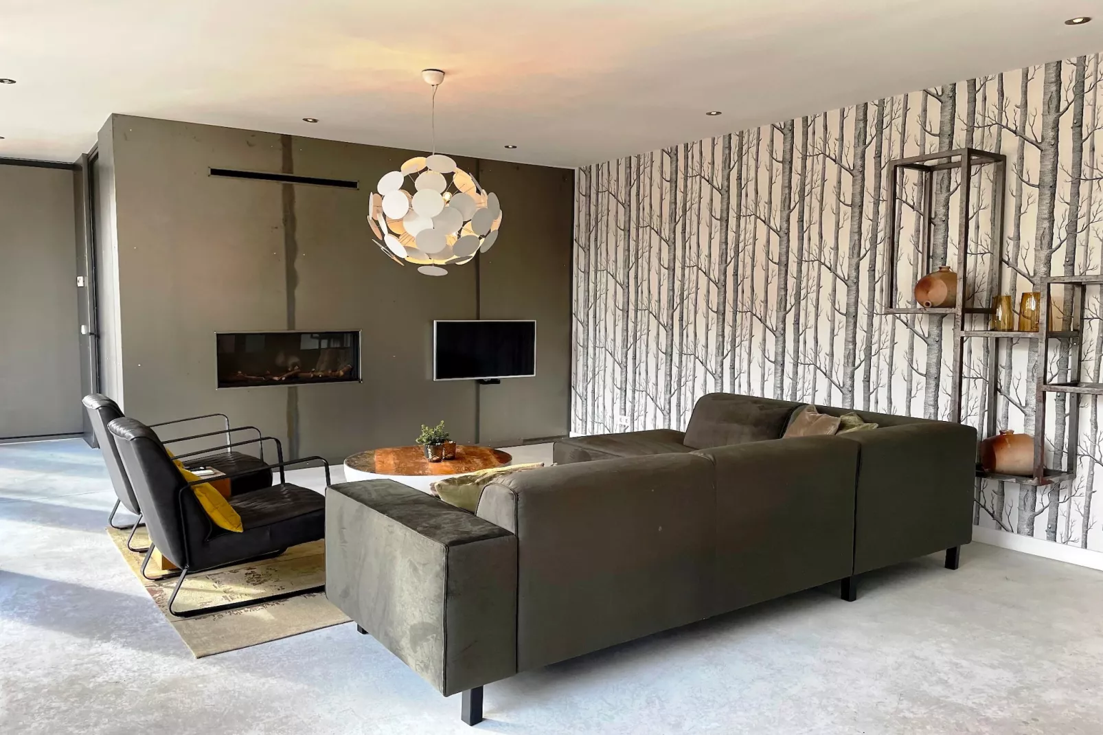 Stalen Boshuis - Woonkamer