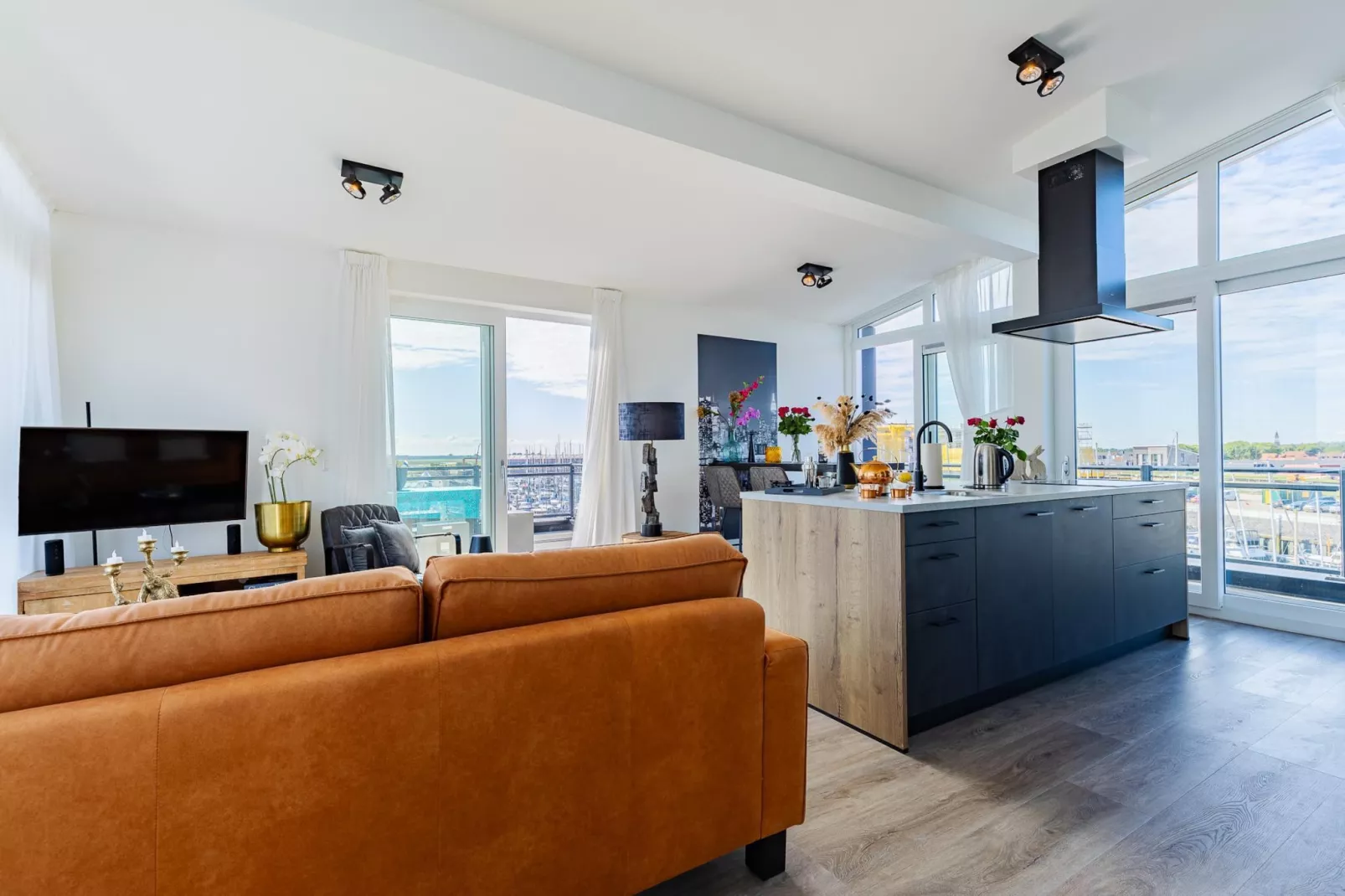 Penthouse at the beach - with balcony | No. 26 - 2 Pers.  | Vista Maris - Woonkamer