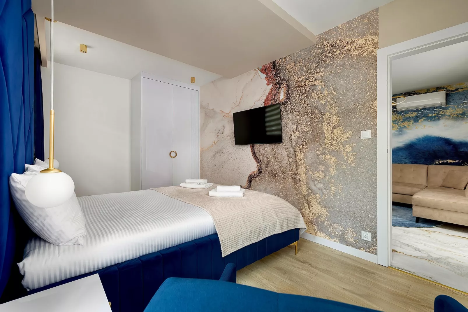 Apartament Powstańców WLKP 16C-4 Pobierowo - Slaapkamer