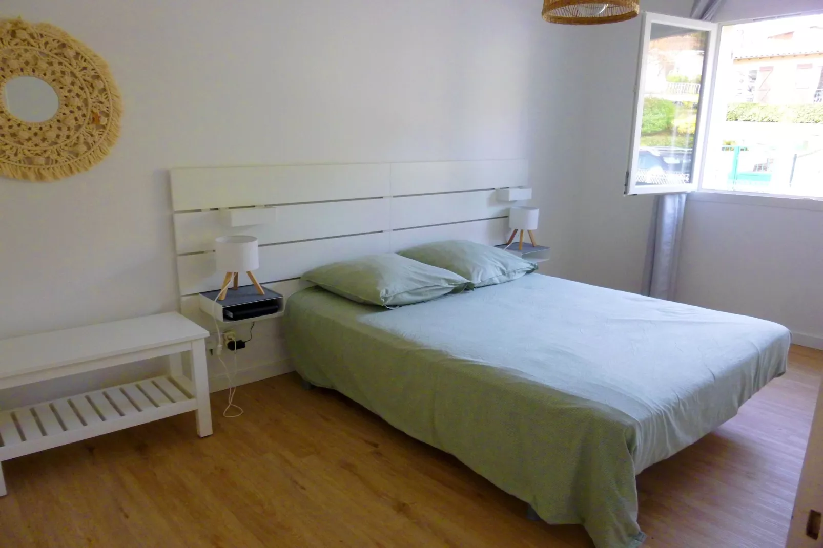 Maison avec vue sur le lac Lacanau - Slaapkamer