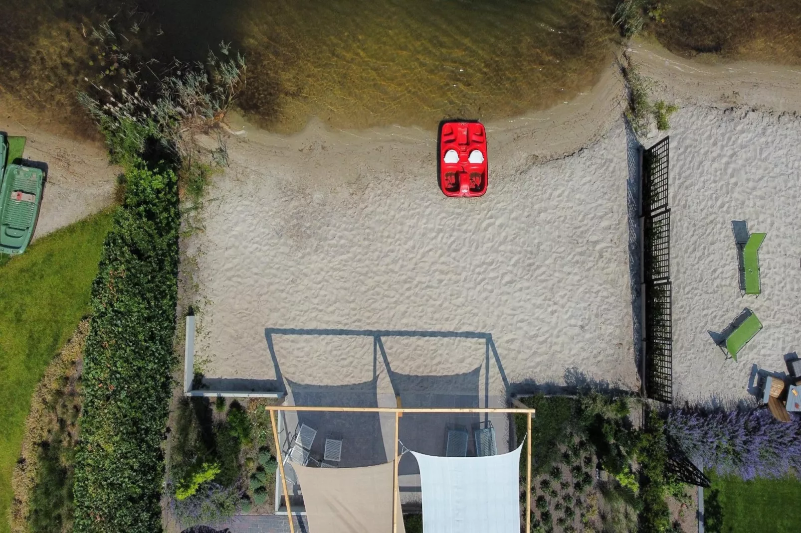 Watervilla Plas van Francke - Gebieden zomer 1km
