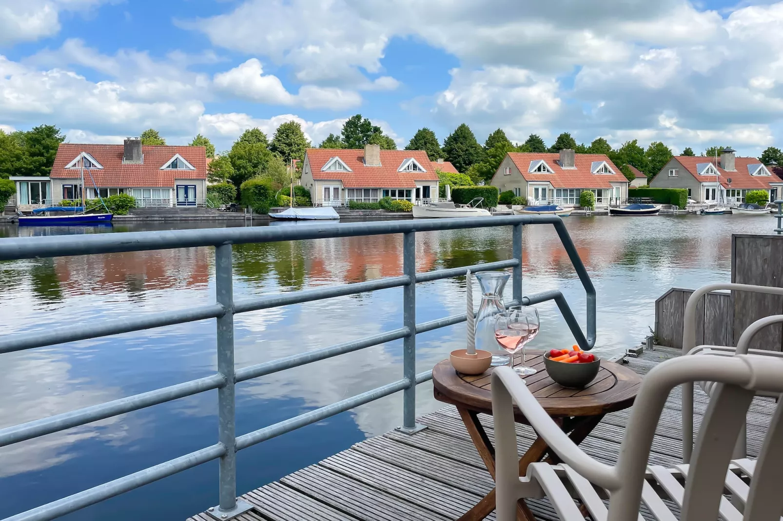 Watervilla de Rietzanger - Terrasbalkon