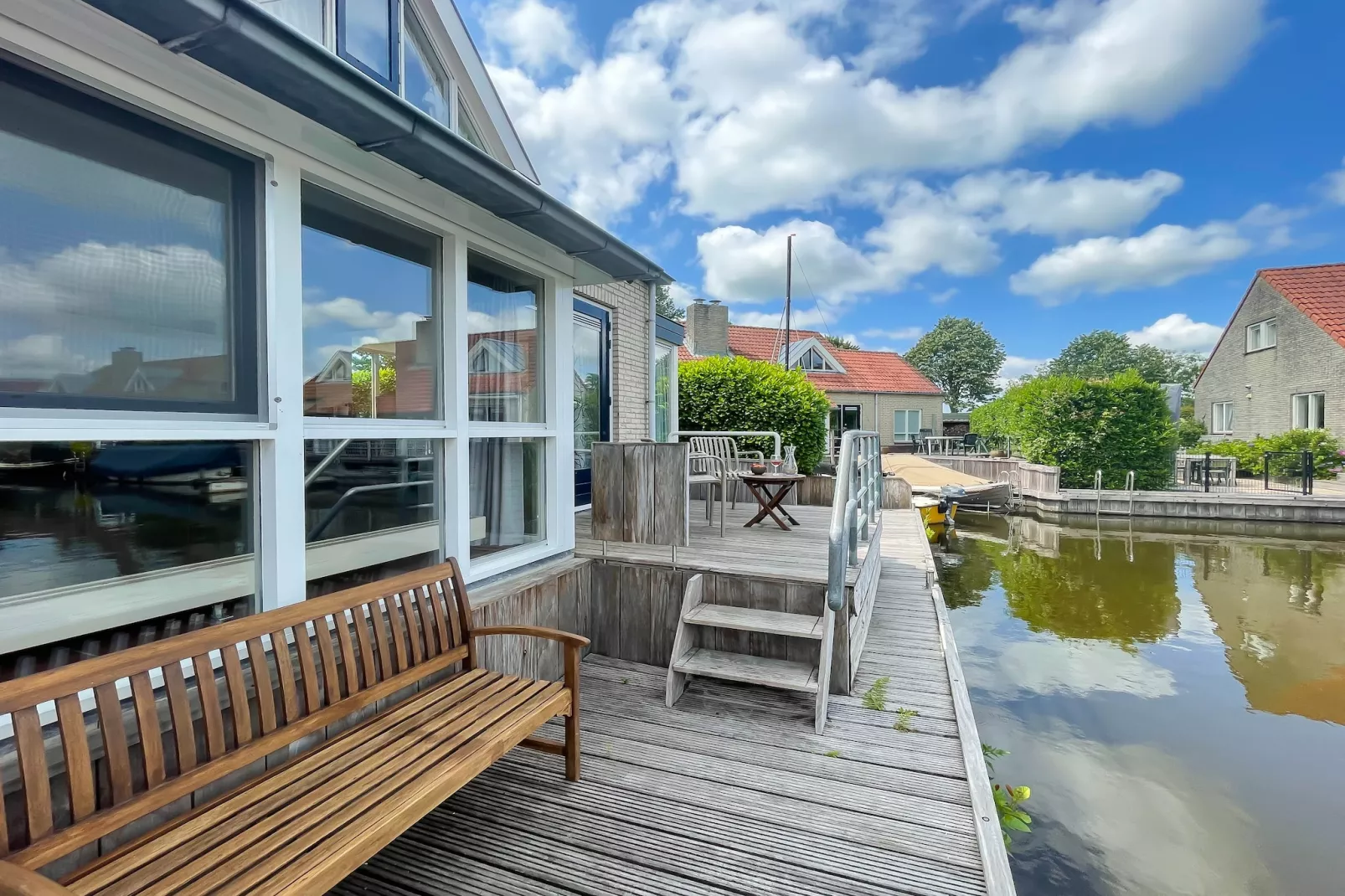 Watervilla de Rietzanger - Terrasbalkon