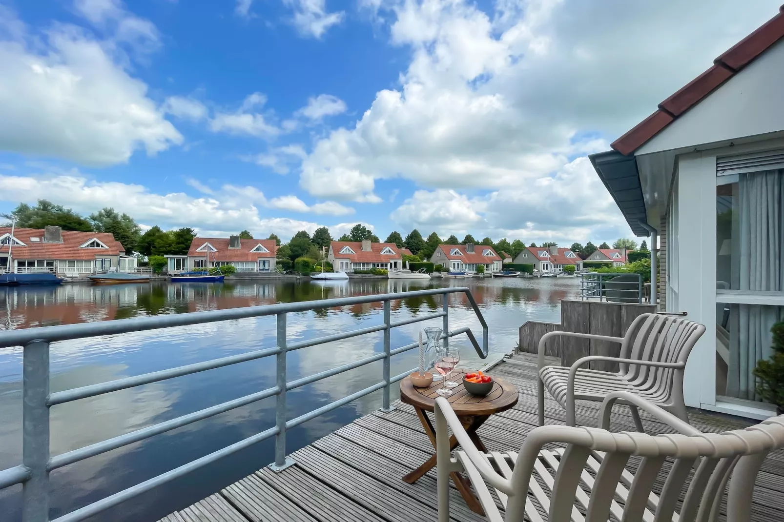 Watervilla de Rietzanger - Uitzicht zomer