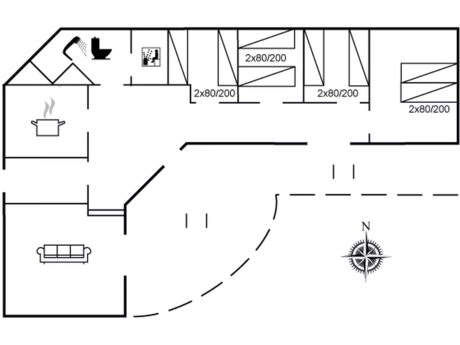 "Udder" - 1.3km from the sea - Binnen