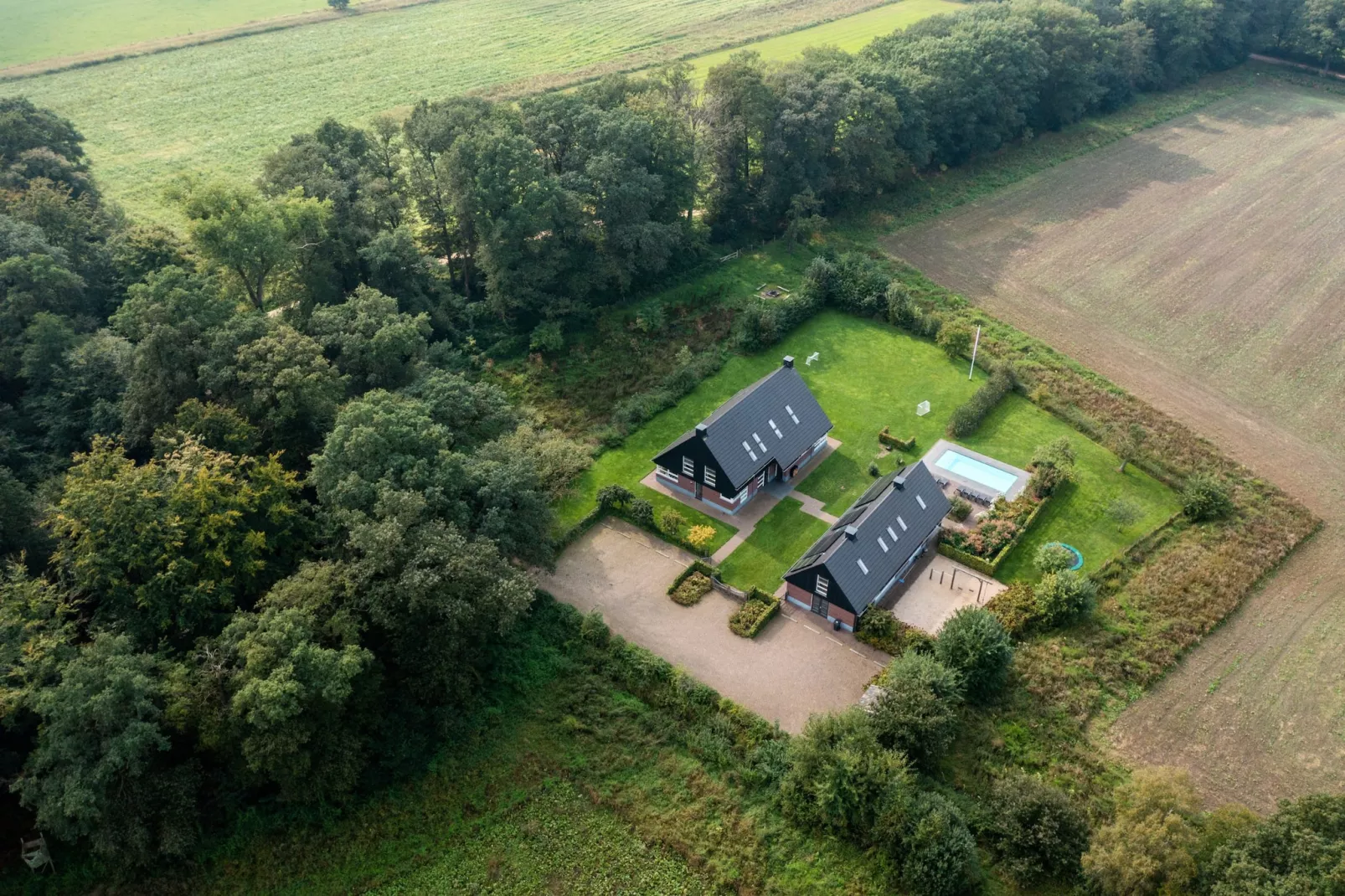 Boshoeve - Gebieden zomer 5km