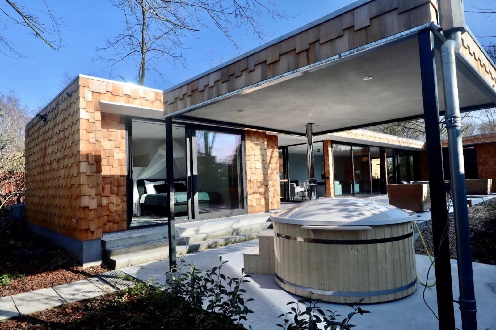 Houten Boshuis - Faciliteiten