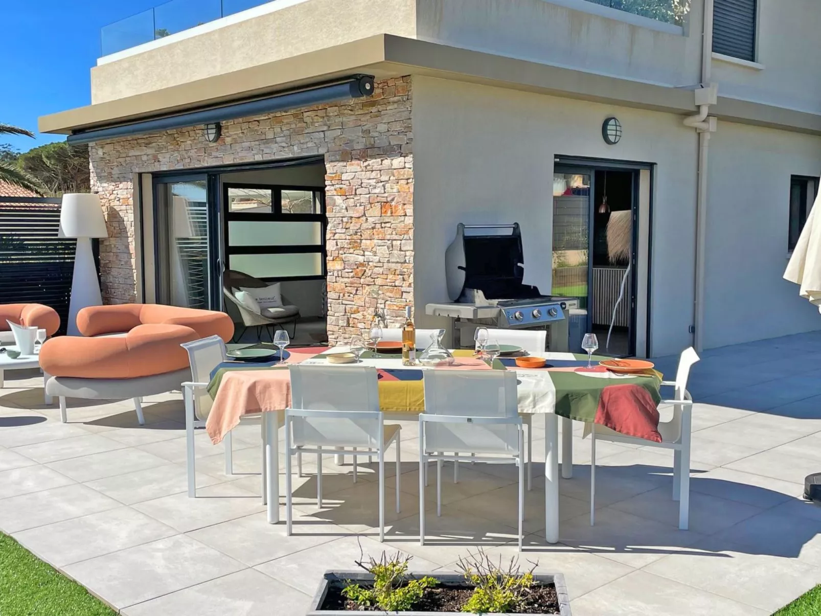 Wohnung T4 - 6 Personen - Meerblick - Klimaanlage - Wifi - Direkt am Strand - S