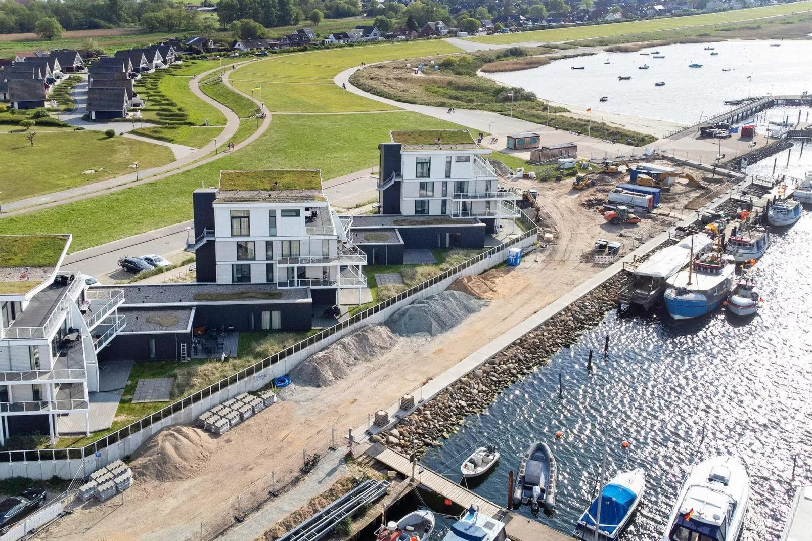 Appartement met havenzicht in Wendtorf - Buitenlucht