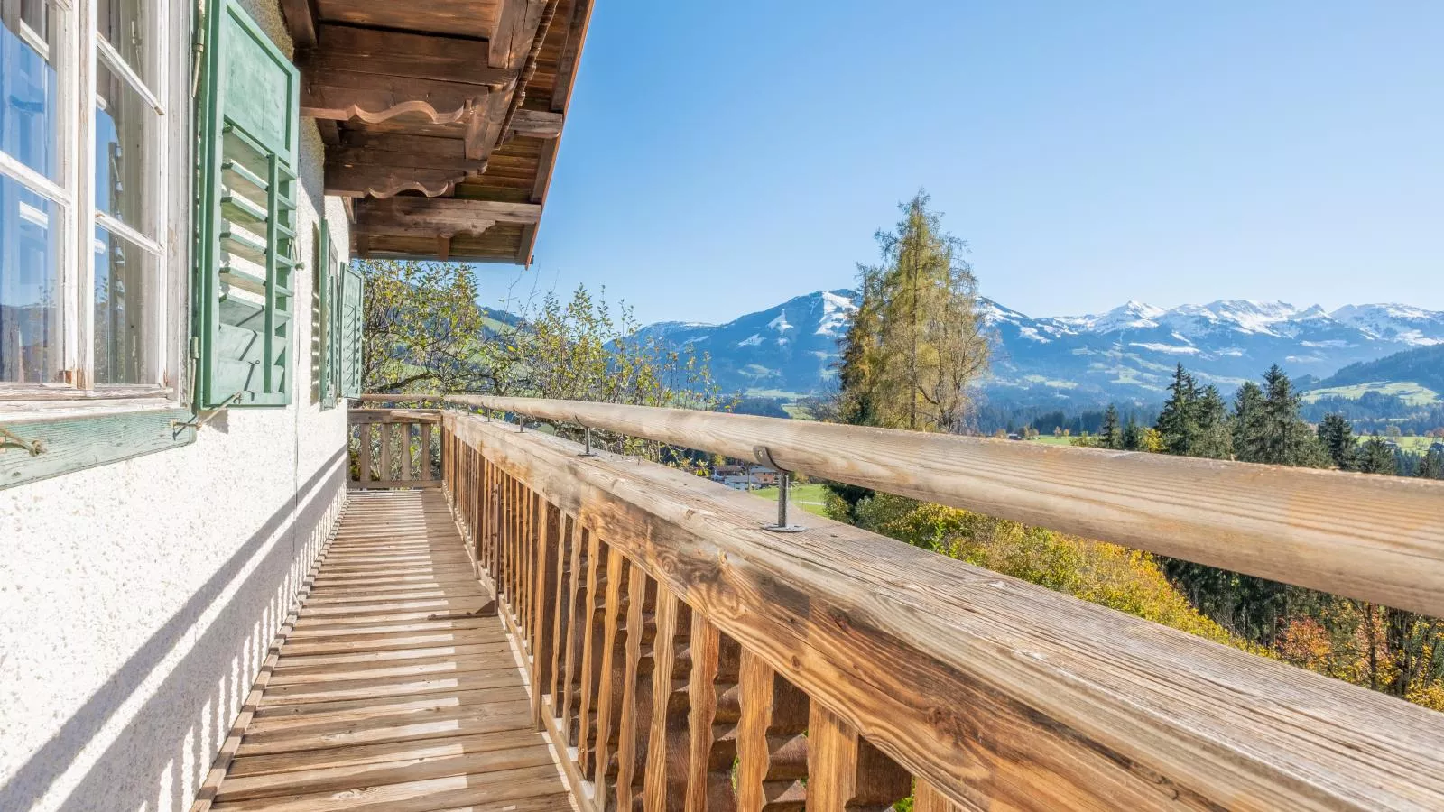 Landhaus Platzl-Uitzicht zomer