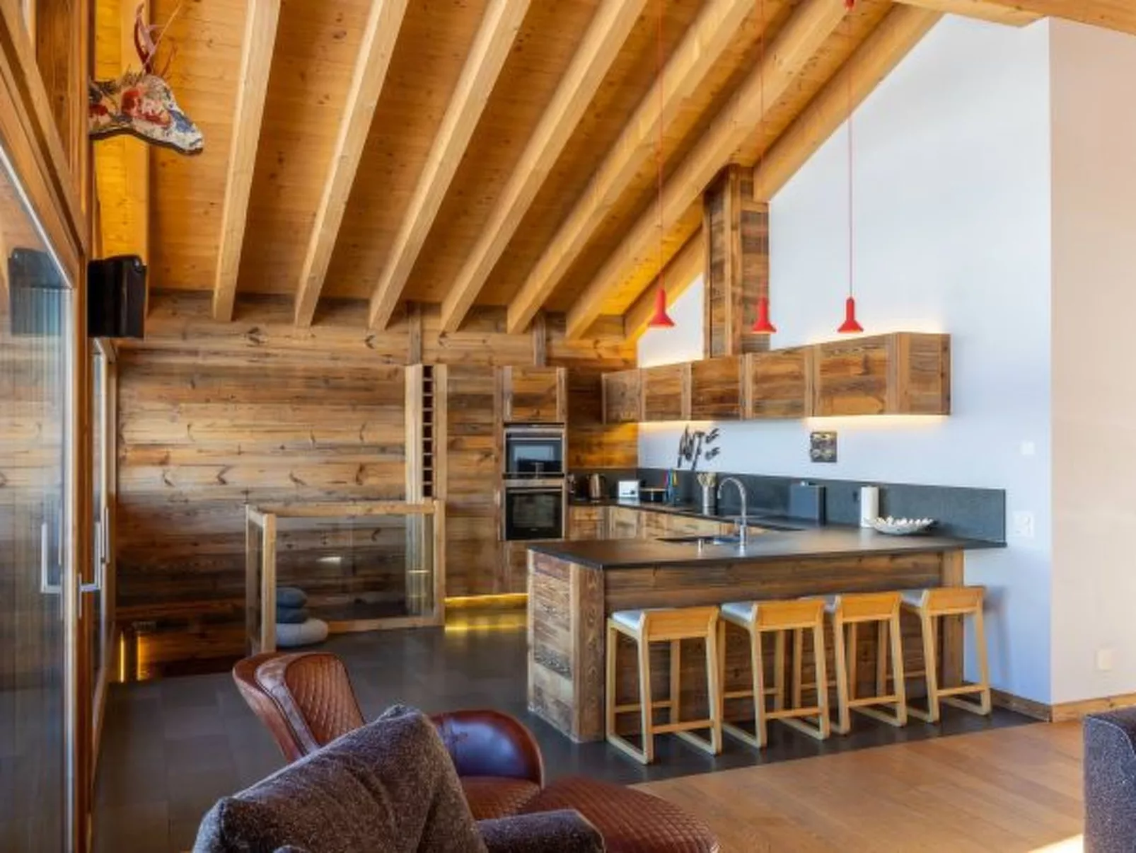 Grimpeur luxury duplex, Spa Access Front Telecabin - Binnen