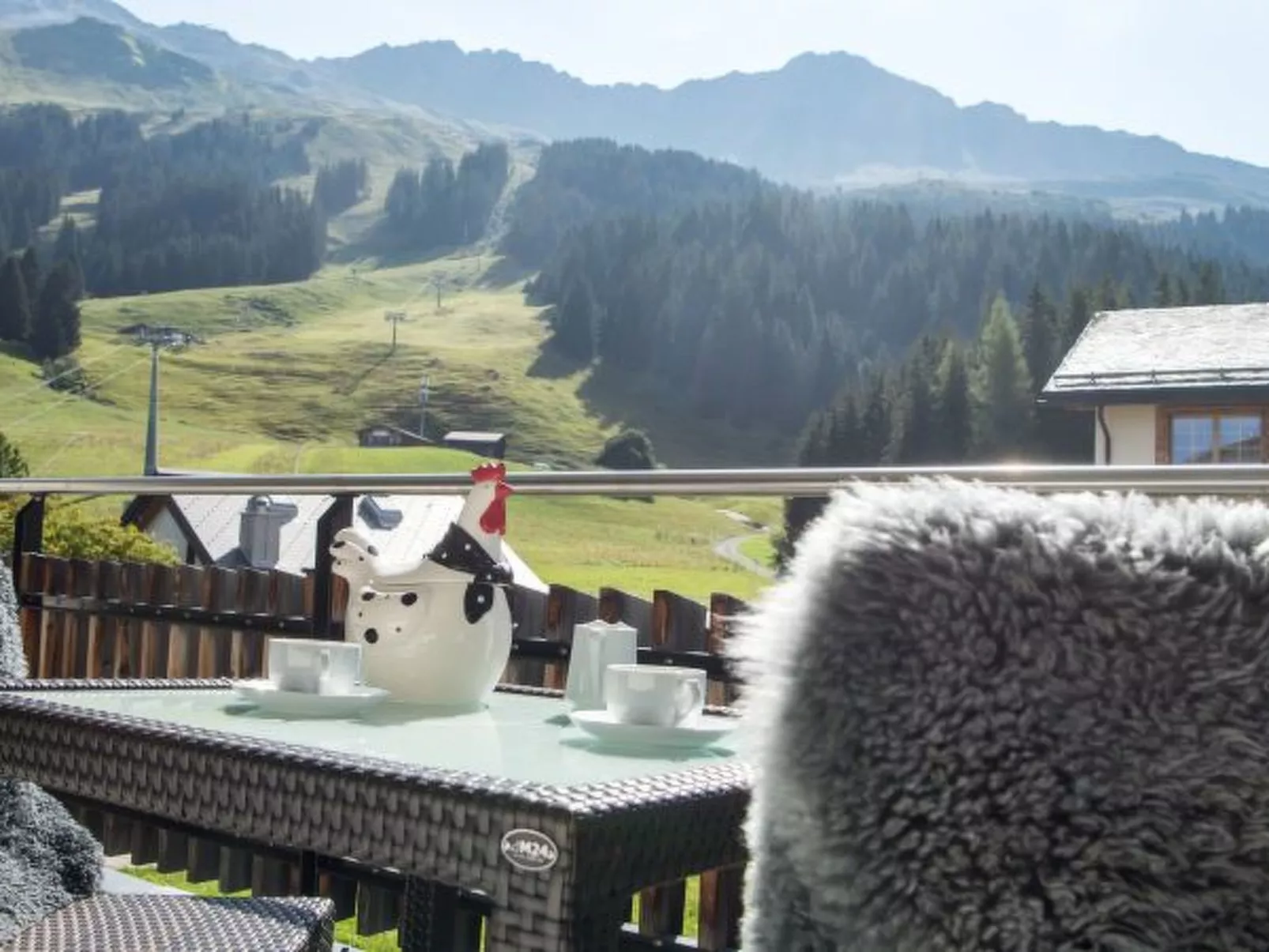 Ski in-Ski out Ferienwohnung Heimberg in Parpan- Lenzerheide - Buiten