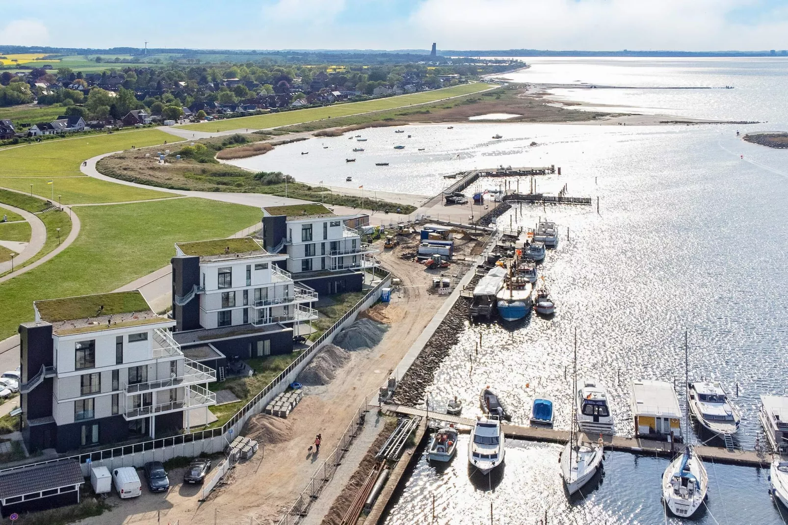 Appartement met havenzicht in Wendtorf - Buitenlucht