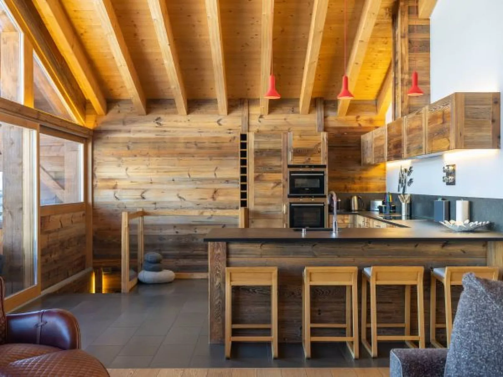 Grimpeur luxury duplex, Spa Access Front Telecabin - Binnen