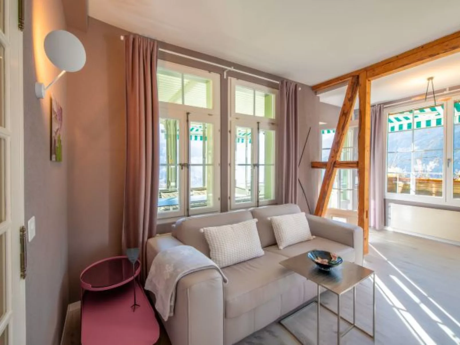 Chalet Hunnenfluh Garden Apartment - Binnen