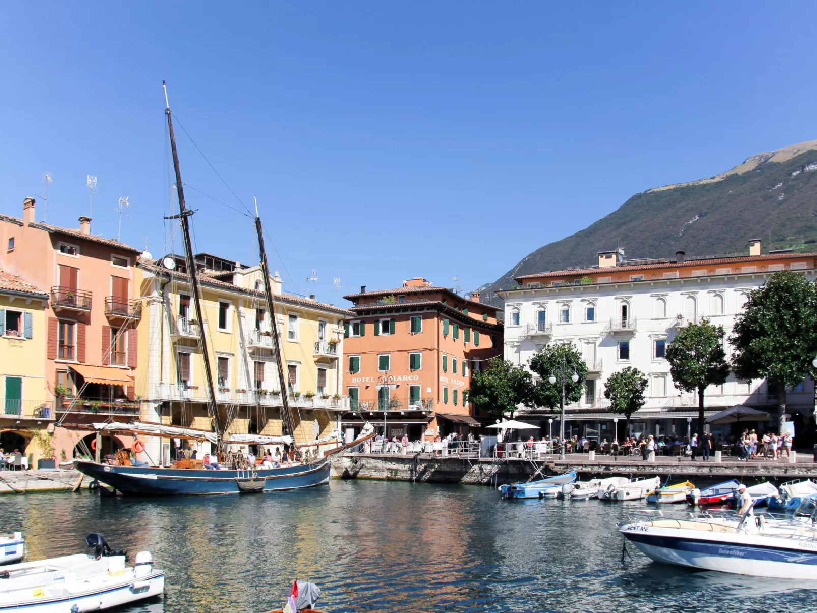 Wohnung in Malcesine mit Privatstrand - Omgeving