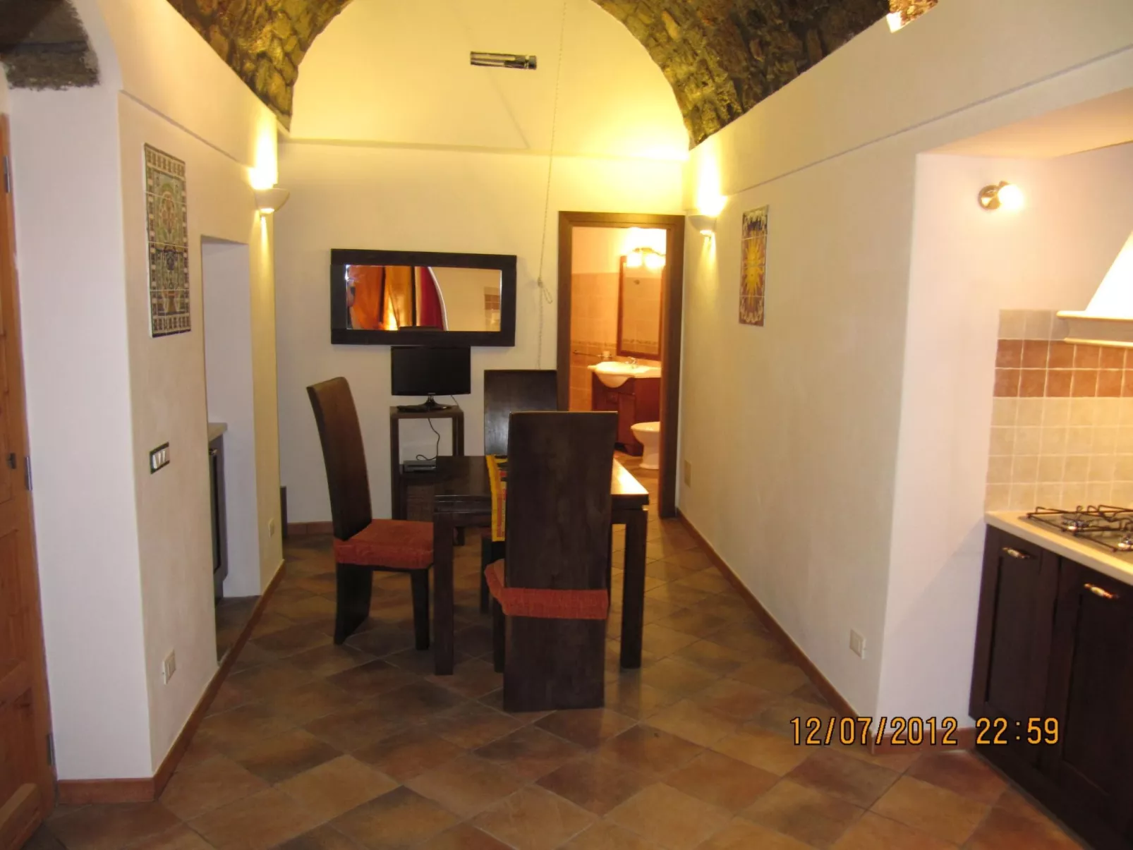 Dammuso mit Terrasse und Meerblick - Binnen