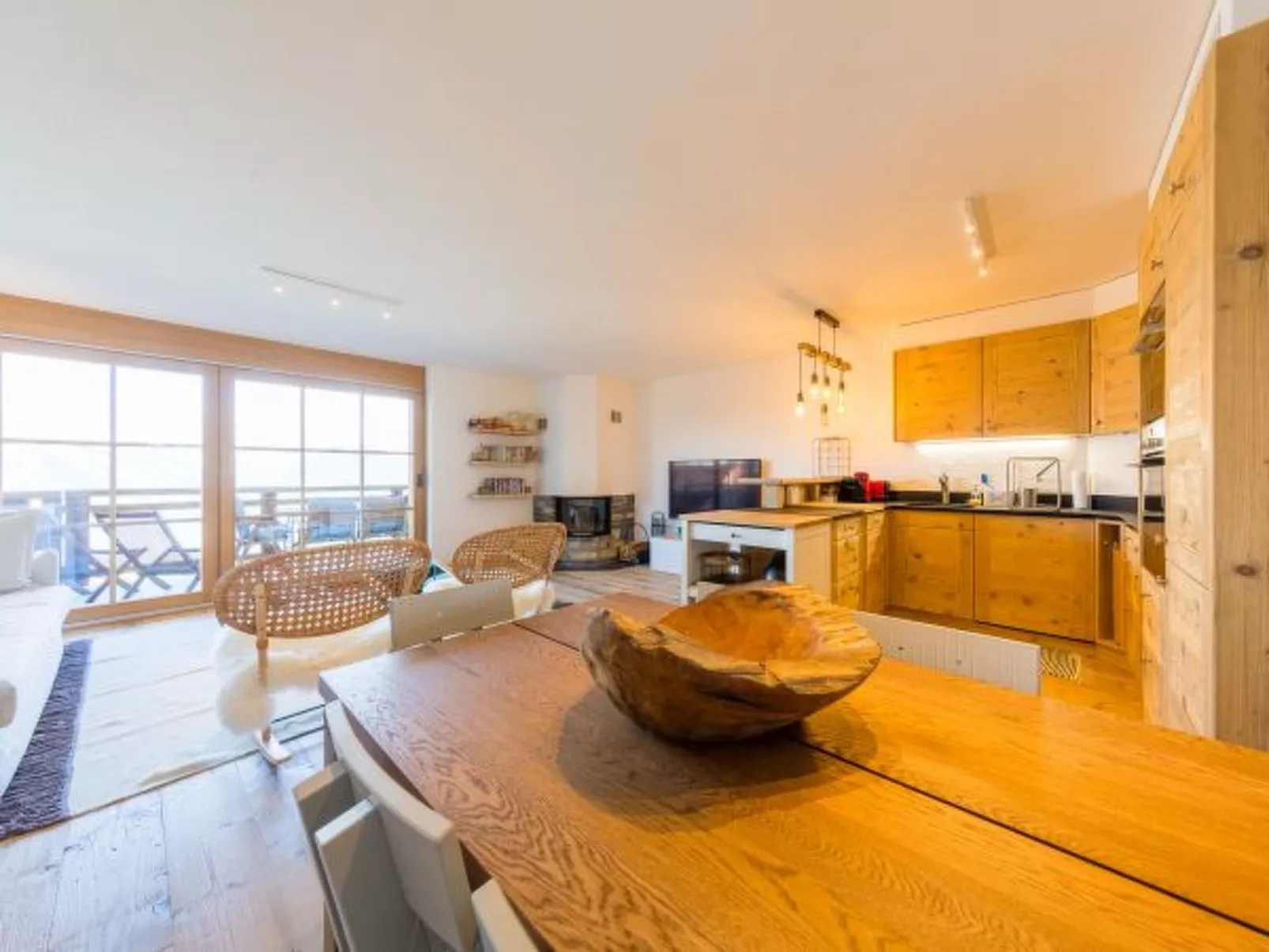 Nendaz 2 bedroom apartment - close ski lift (R31) - Binnen