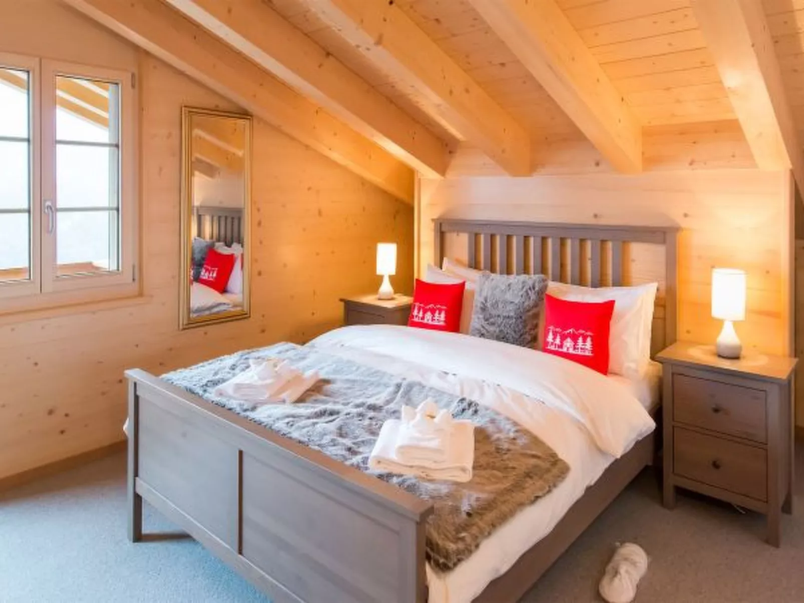 Chalet Aberot Penthouse Staubbach - Binnen