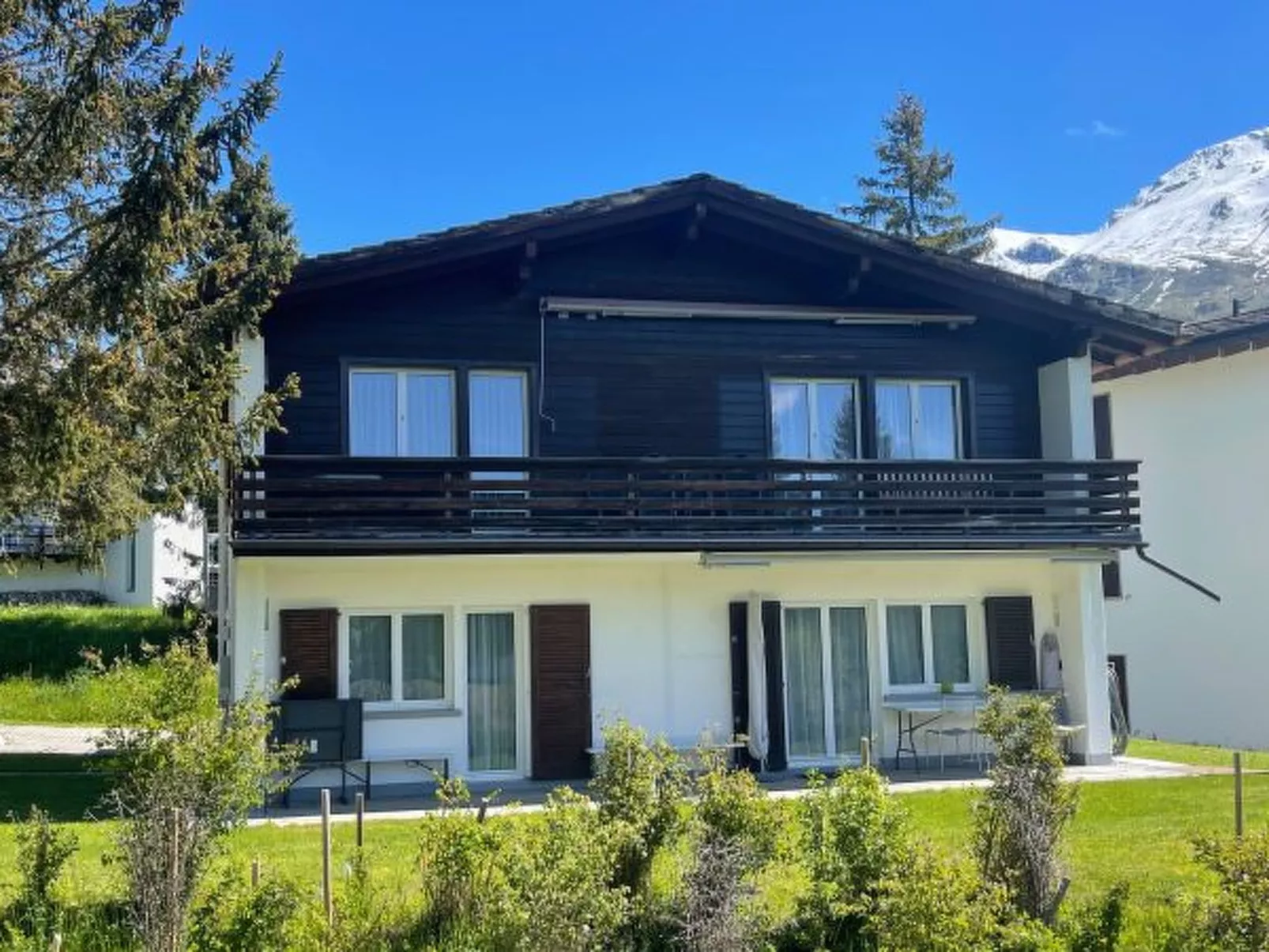 Ski in Ski out Familienunterkunft Chesa Katja Lenzerheide - Buiten