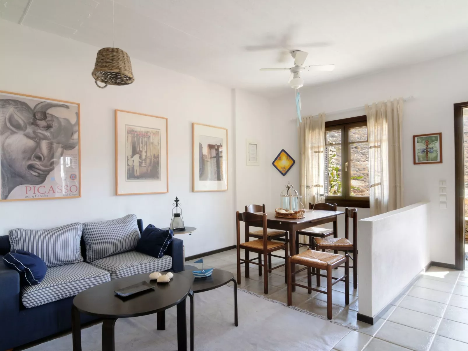 Wohnung in Kea mit Parkplatz im Freien und Blick auf den Sonnenuntergang - Image-tags.info