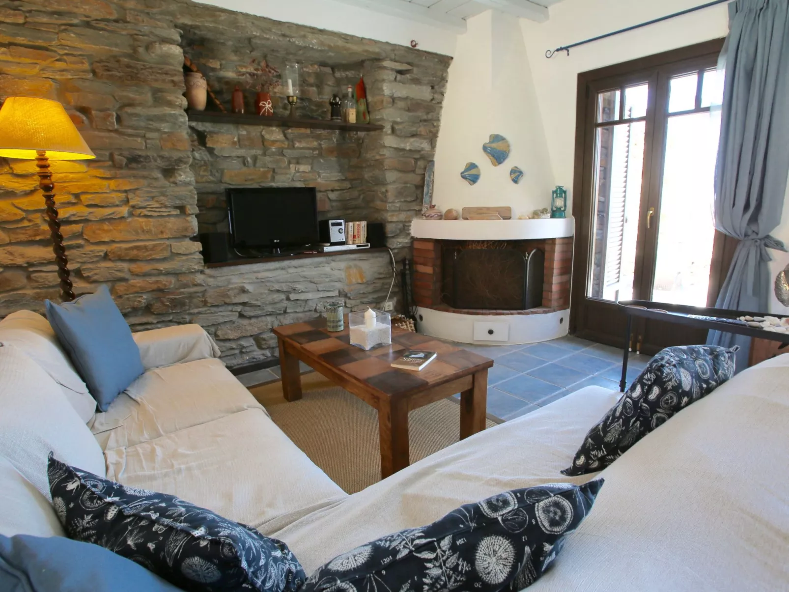 Apartment in Kea mit privatem Balkon und Blick auf den Sonnenuntergang - Image-tags.info