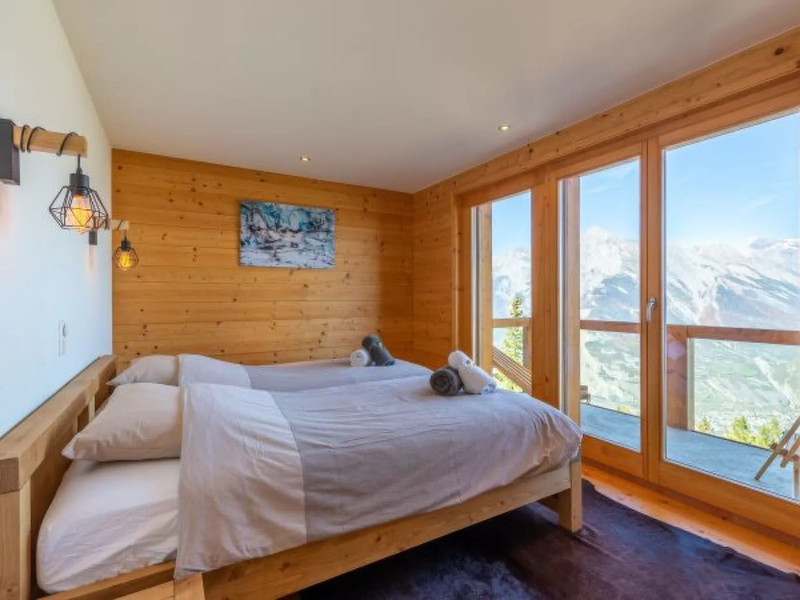 Chalet Ciel Etoilé - vue splendide - Binnen