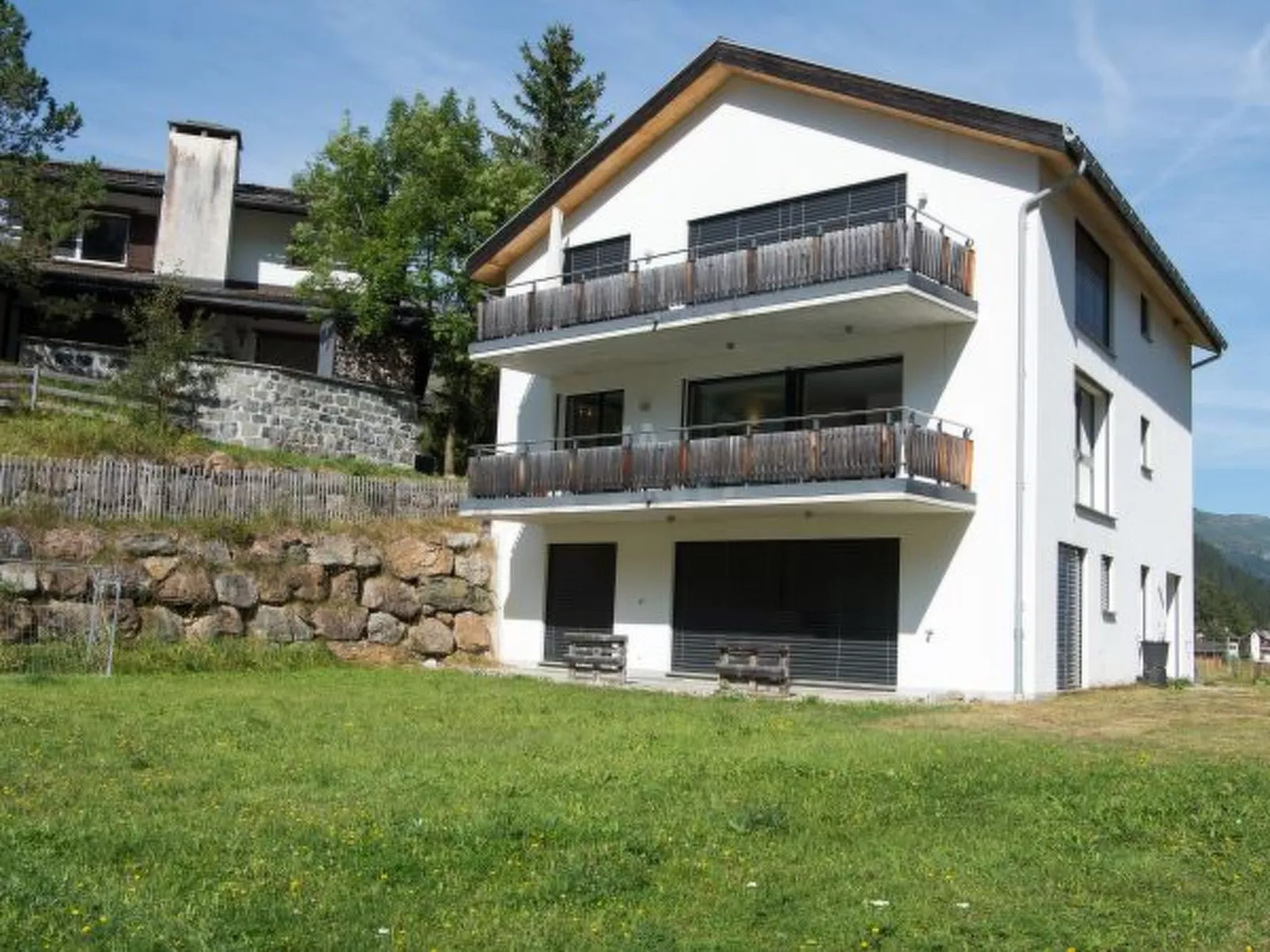 Ski in-Ski out Ferienwohnung Heimberg in Parpan- Lenzerheide - Buiten