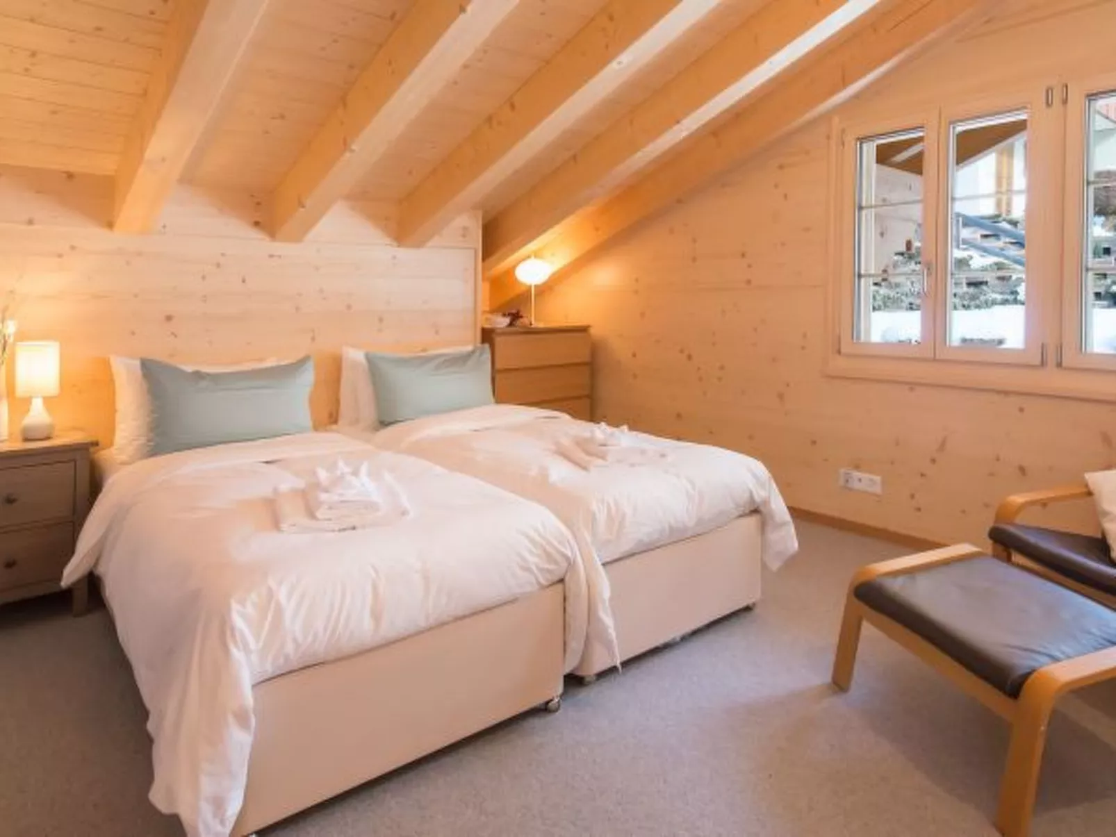 Chalet Aberot Penthouse Staubbach - Binnen