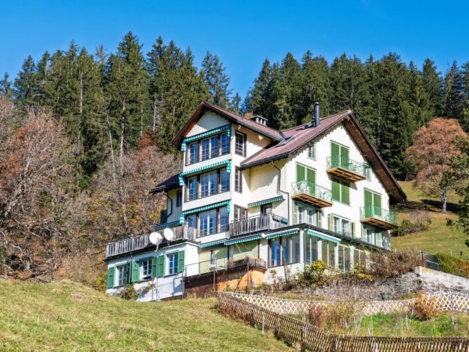 Chalet Hunnenfluh Garden Apartment - Buiten