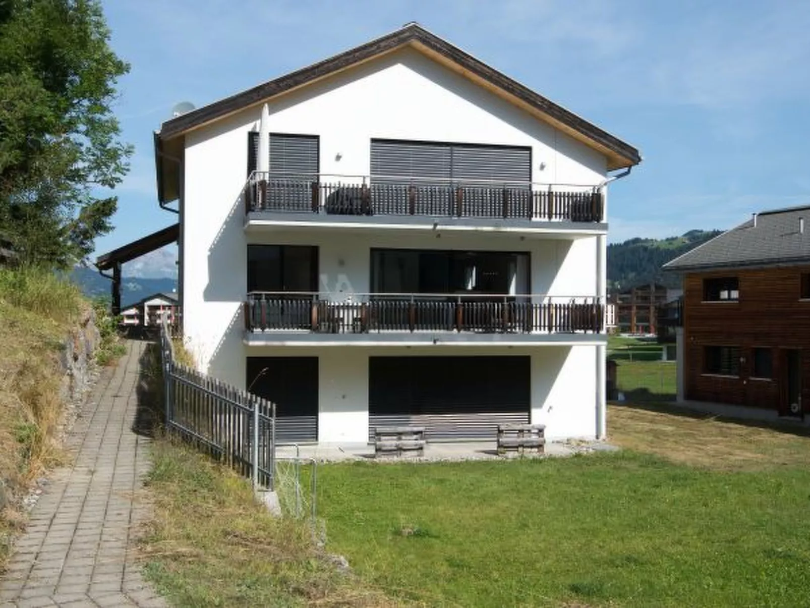 Ski in-Ski out Ferienwohnung Heimberg in Parpan- Lenzerheide - Buiten