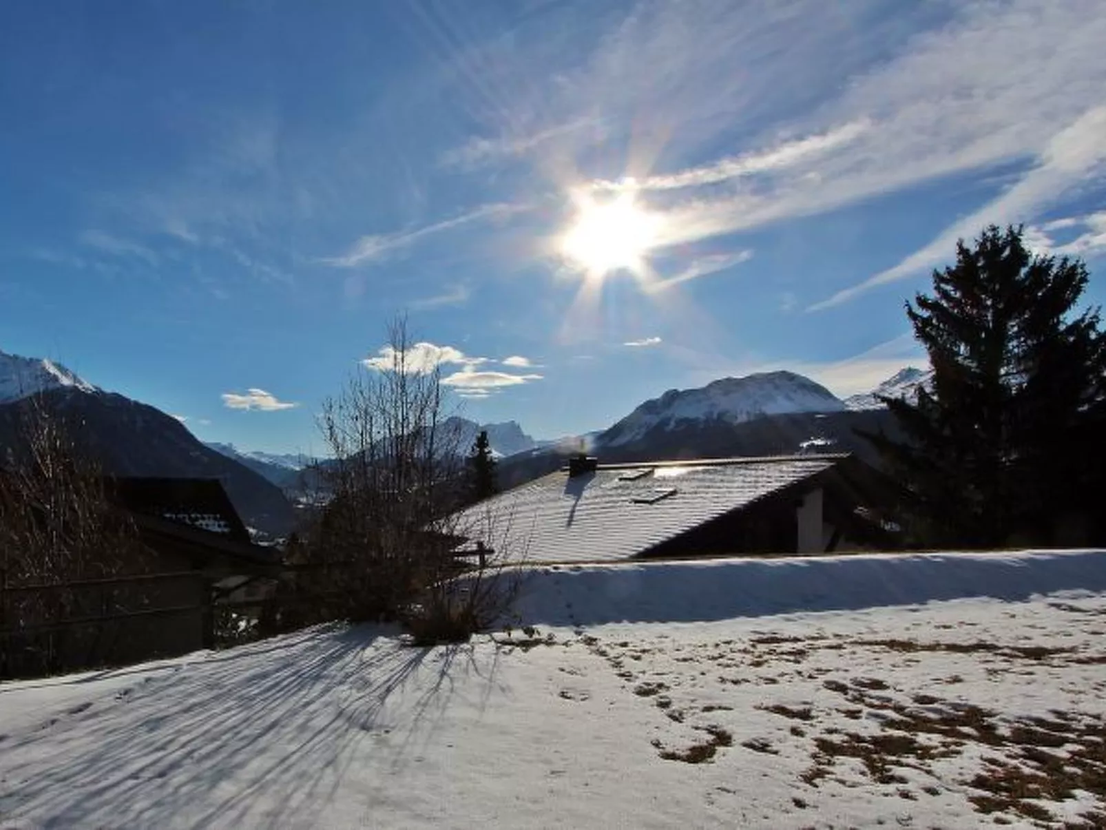 Arnika Family Accommodation in Lantsch-Lenz – For 5 People - Buiten