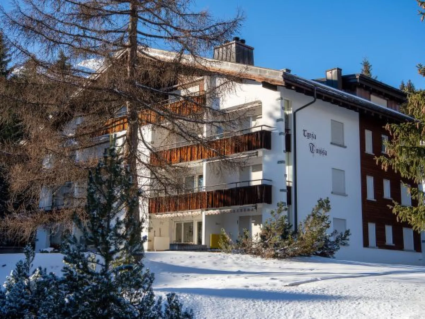Mit privatem Whirlpool für 4 Personen Casoja Lenzerheide - Buiten
