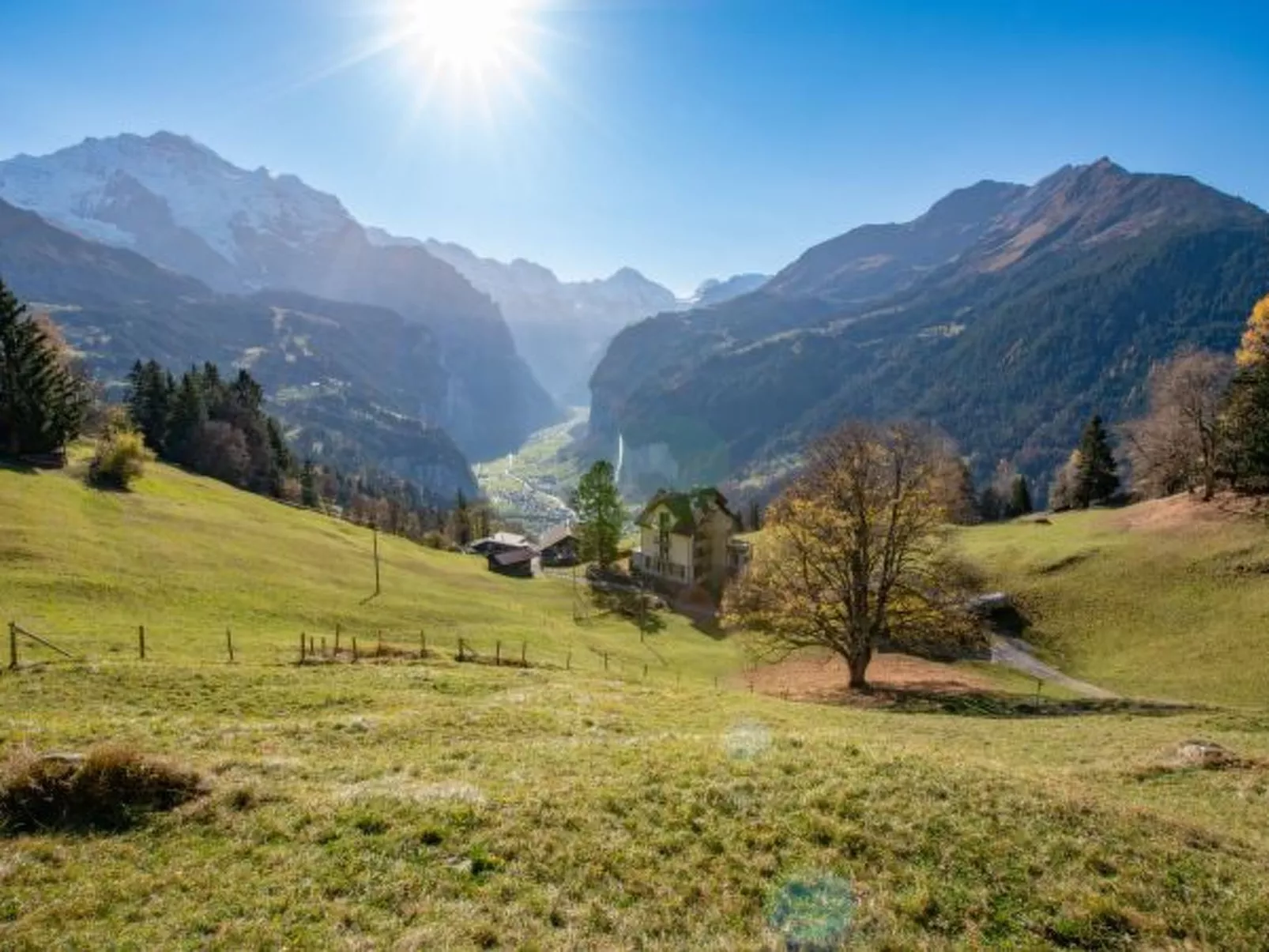 Chalet Hunnenfluh Garden Apartment - Buiten