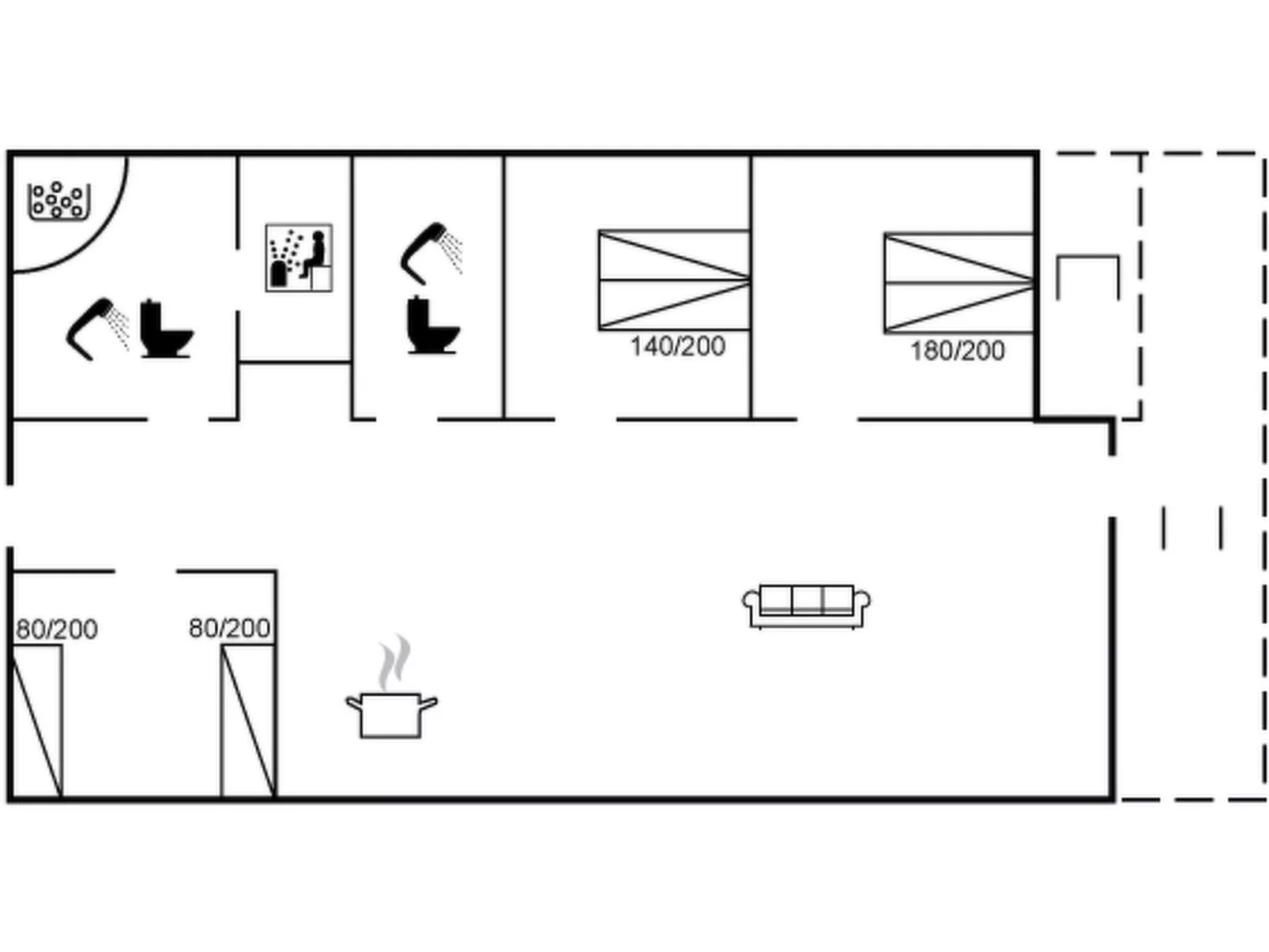 "Safina" - 1km from the sea - Binnen