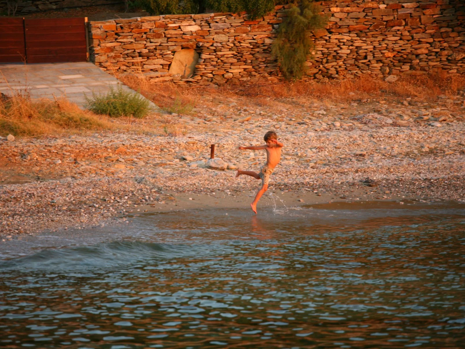 Wohnung in Kea mit Parkplatz im Freien und Blick auf den Sonnenuntergang - Image-tags.info