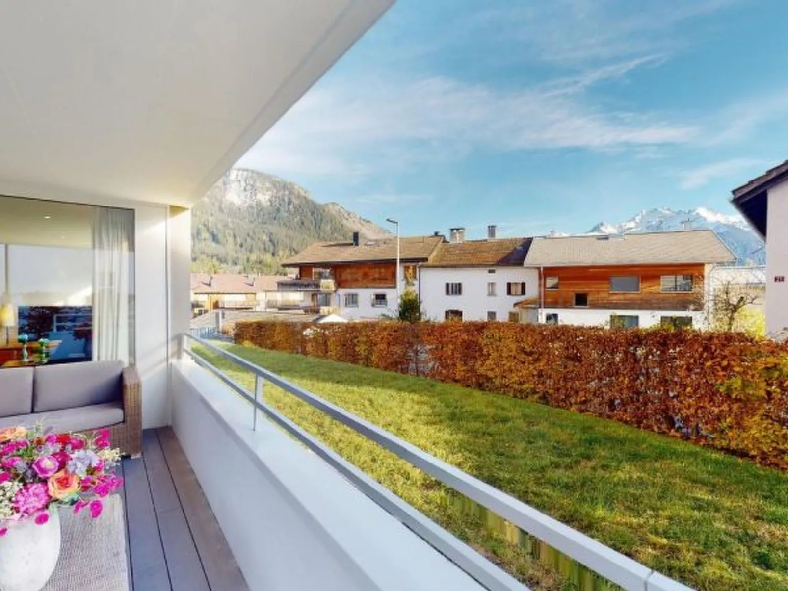 Sot für 6 Personen Lantsch/Lenz - Buiten