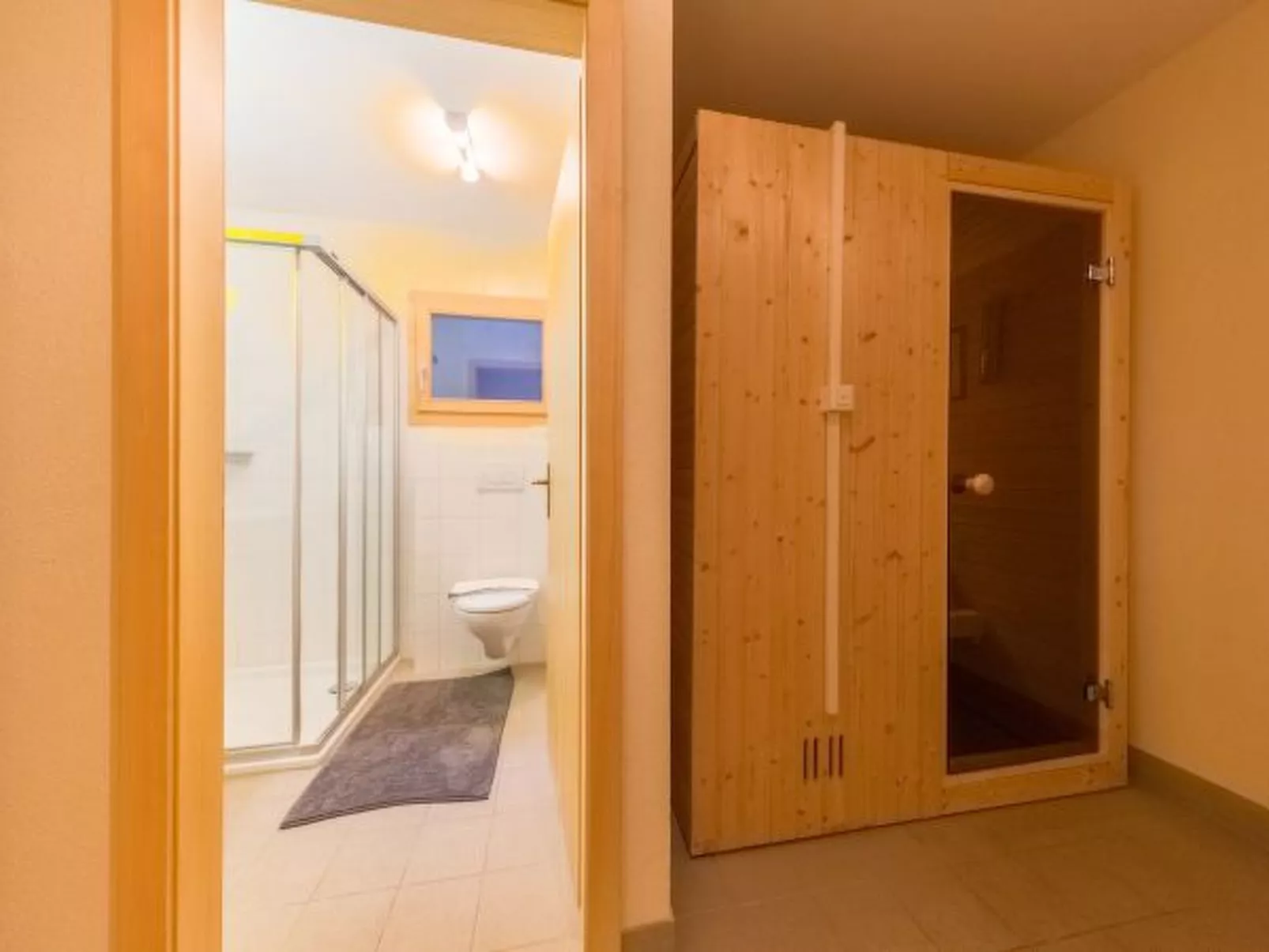 Chalet Nid Blanc wood burning hottub - Binnen