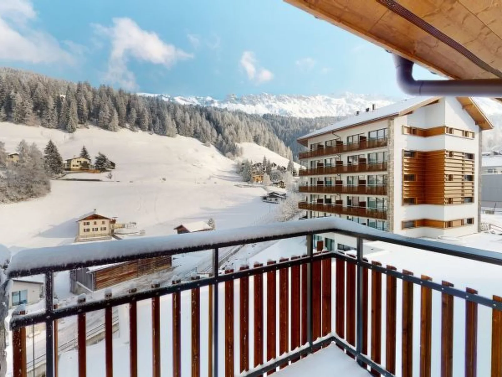 Krone Churwalden für 6 Personen - Buiten