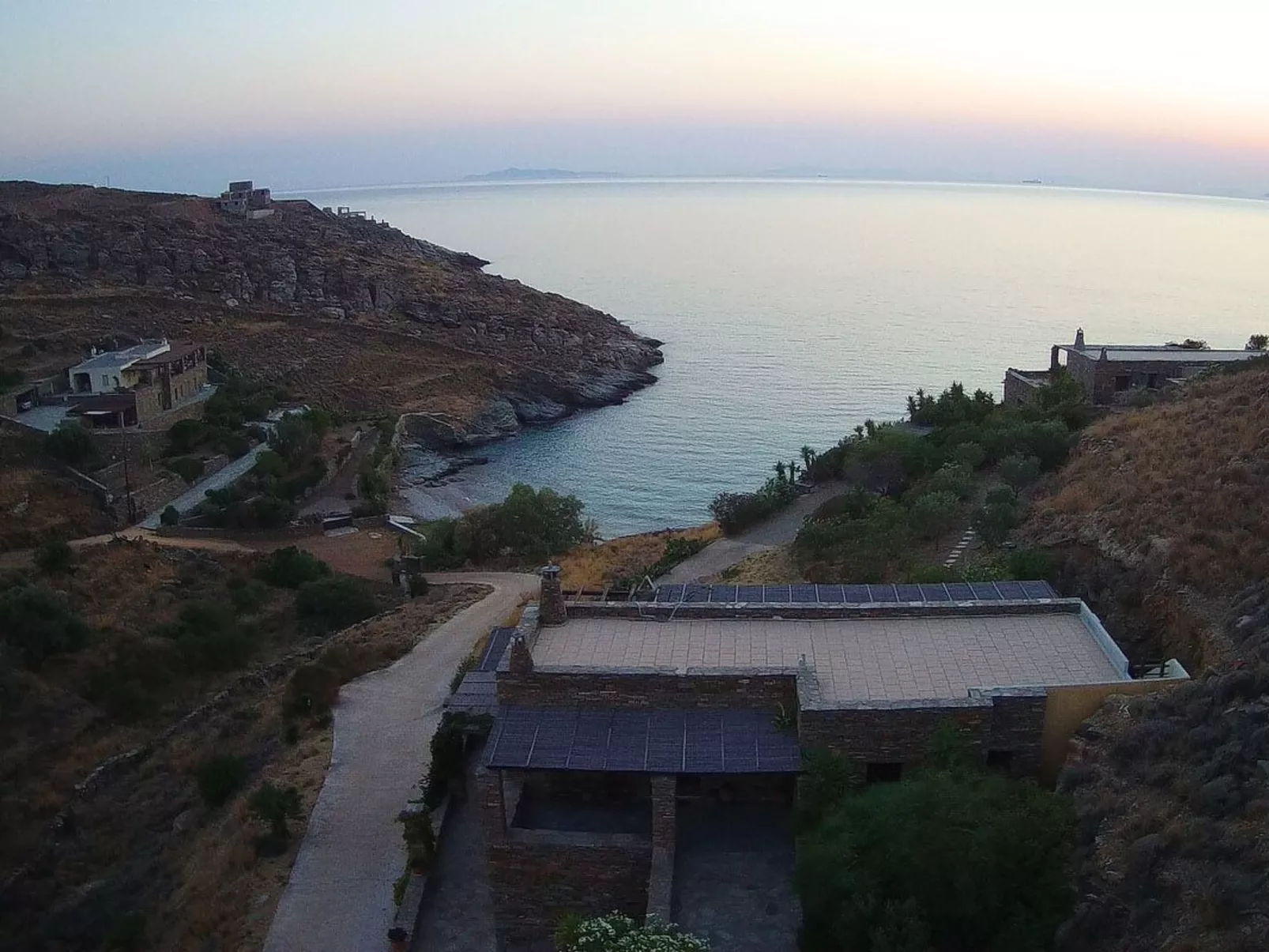 Apartment in Kea mit privatem Balkon und Blick auf den Sonnenuntergang - Image-tags.info