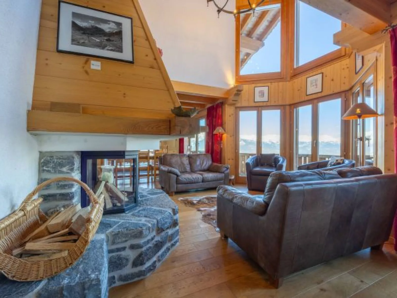 Chalet Vansamis, views & sauna - Binnen