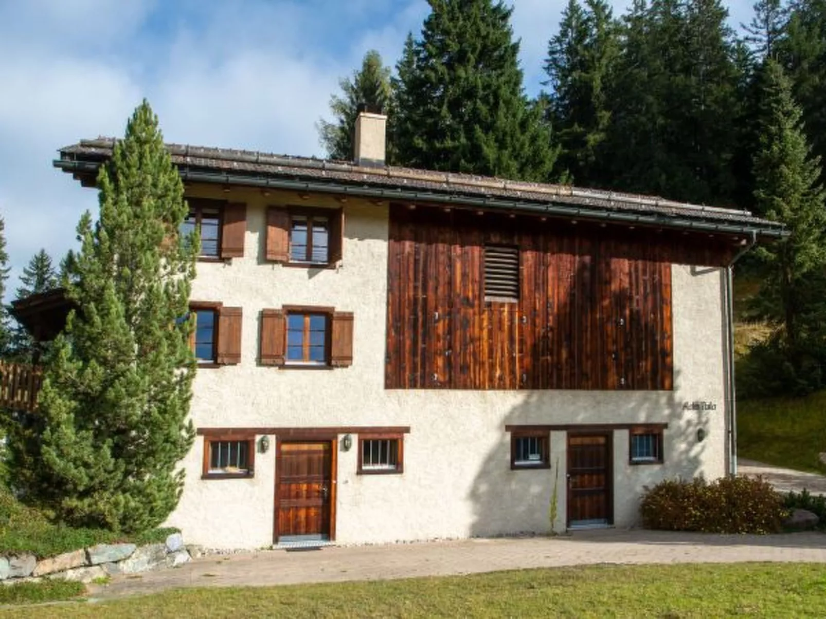 Ski in & Ski out Alphütte-Maiensäss Acla Pala Lenzerheide - Buiten