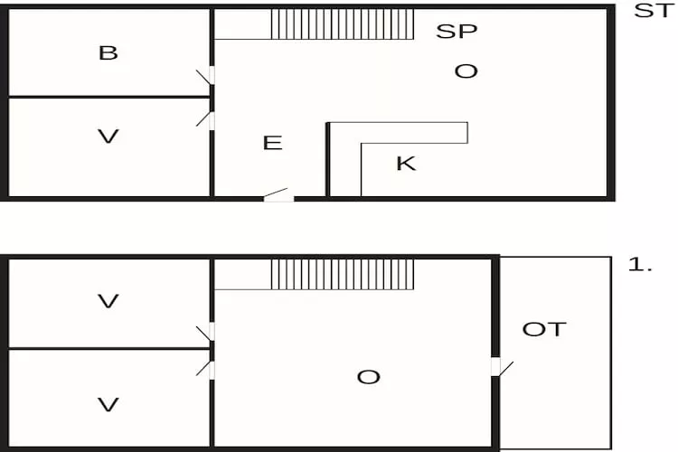 4 Personen vakantie huis in Assens - Plattegrond