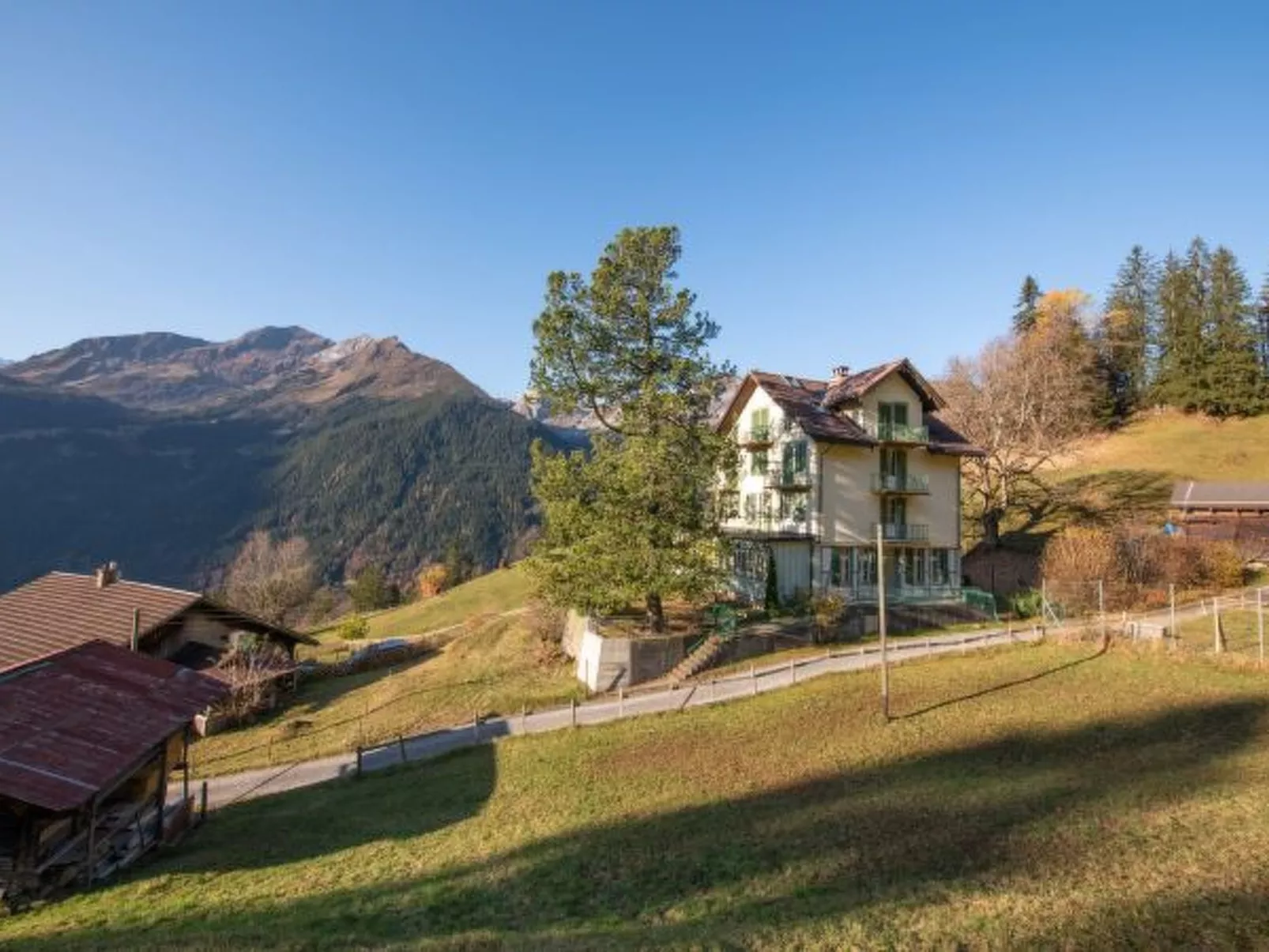 Chalet Hunnenfluh Garden Apartment - Buiten