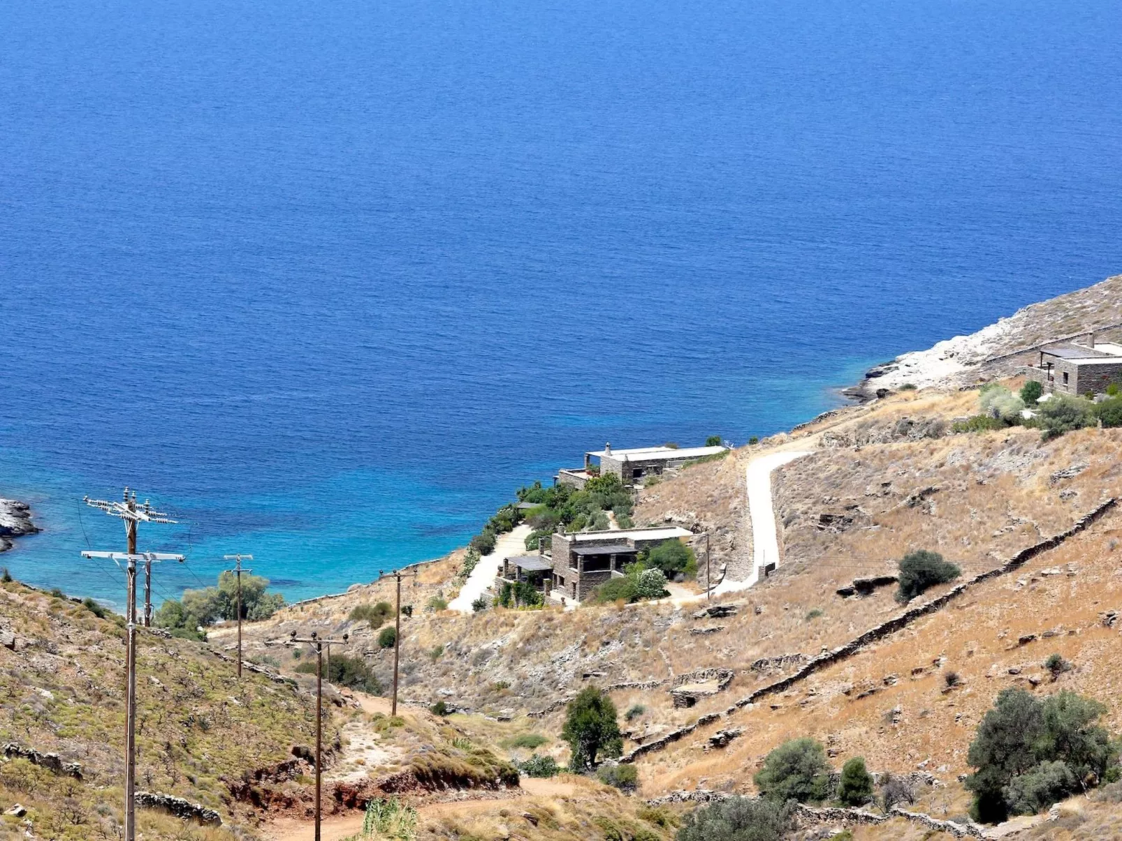 Apartment in Kea mit privatem Balkon und Blick auf den Sonnenuntergang - Image-tags.info