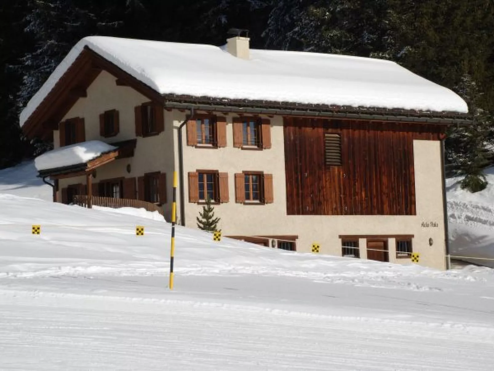 Ski in & Ski out Alphütte-Maiensäss Acla Pala Lenzerheide - Buiten