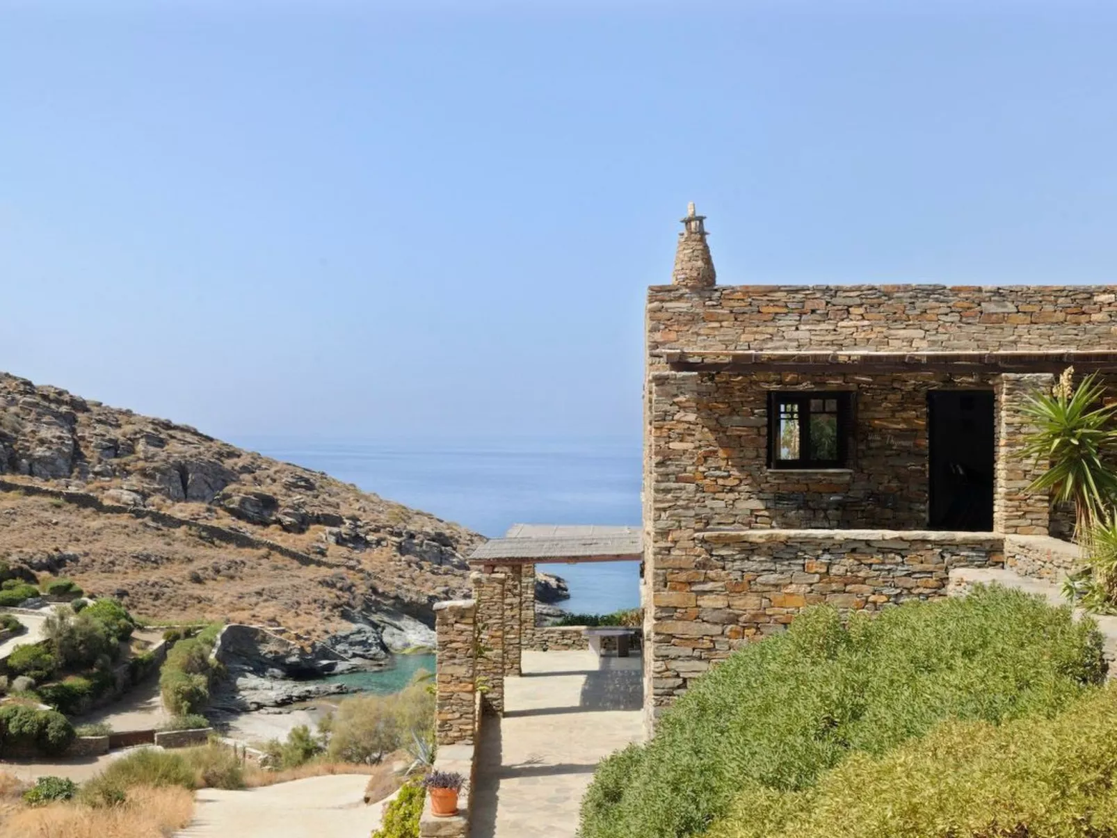 Apartment in Kea mit privatem Balkon und Blick auf den Sonnenuntergang - Image-tags.info