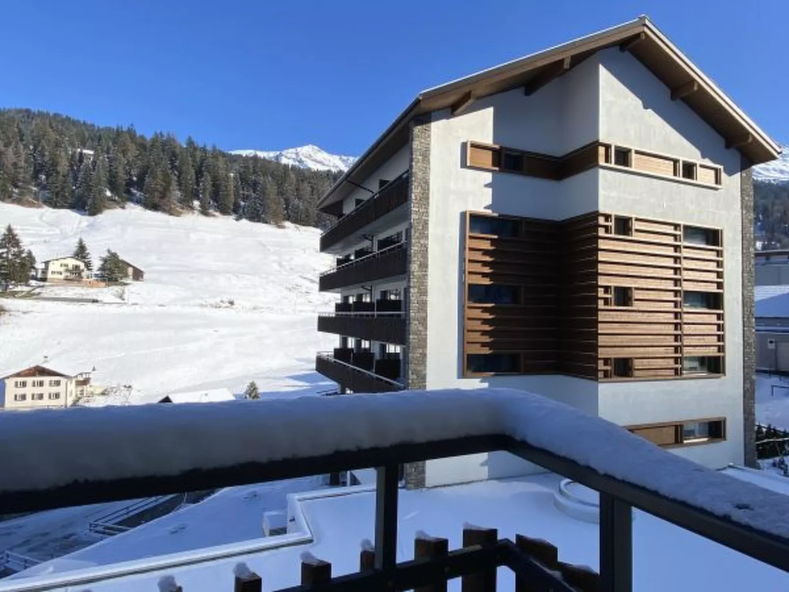 Krone Churwalden für 6 Personen - Buiten