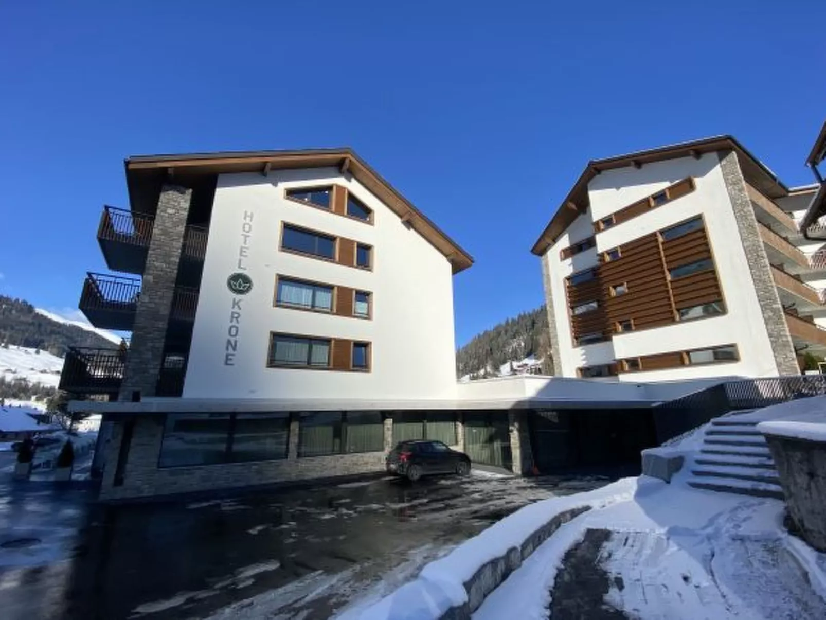 Krone Churwalden für 6 Personen - Buiten