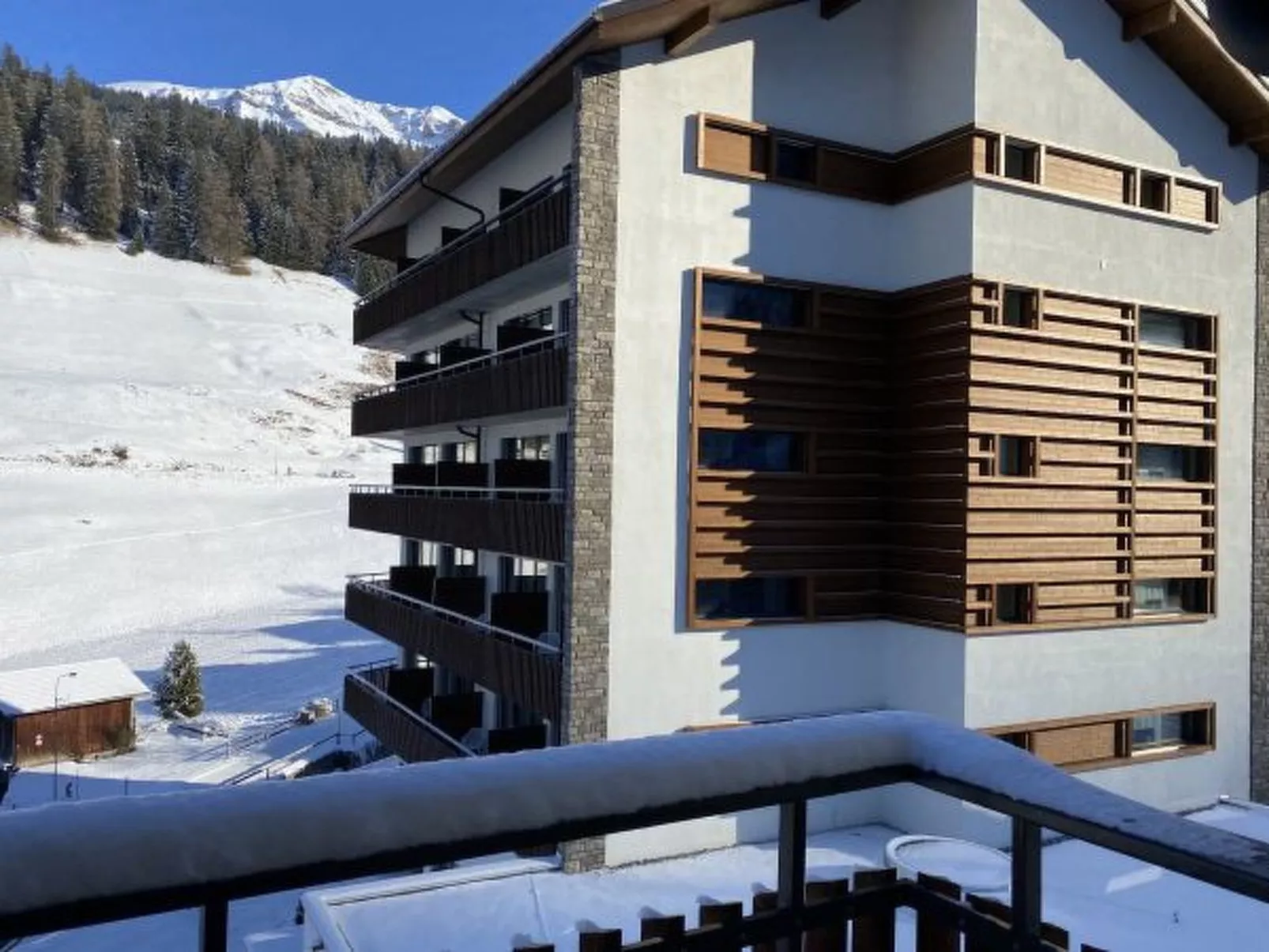 Krone Churwalden für 6 Personen - Buiten